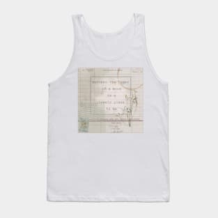 Between the pages of a book Tank Top